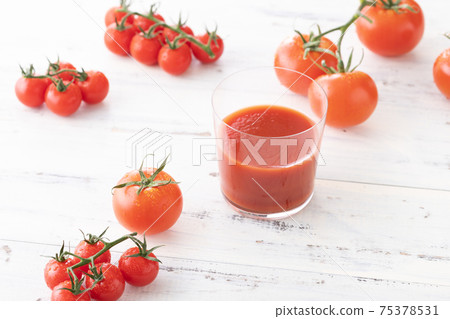 新鮮番茄汁的圖像照片 75378531