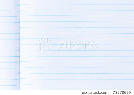Notebook page with line paper texture for background 75378659