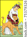 Tarot Card / Power 75379326