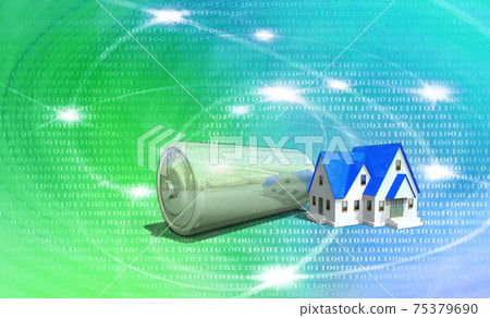 Eco-house to store electricity 75379690