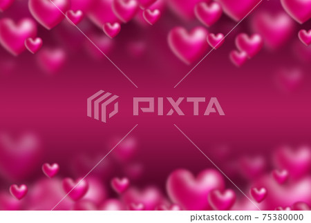 情人的材料酒紅色三維心從上方和下方彈起,水平提供其他顏色 情人的材料酒紅色三維心從上方和下方彈起,水平提供其他顏色 75380000