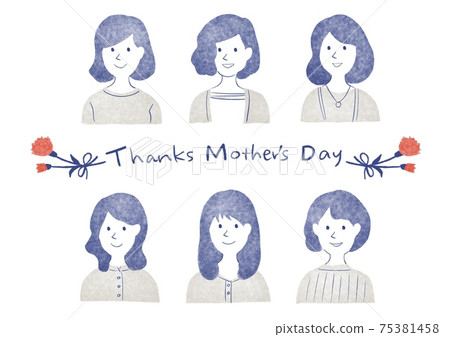 Mother's day mom stamp 75381458