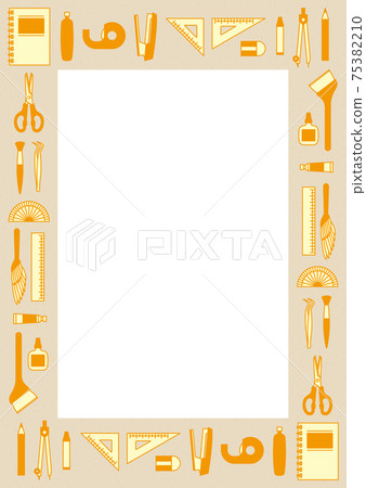 文具和手工藝品的裝飾框 75382210