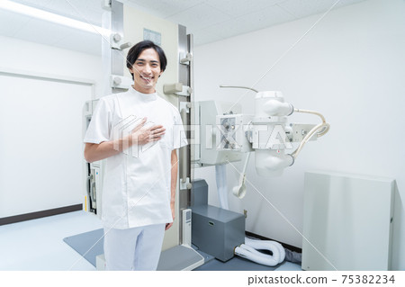 Hospital human dock X-ray TV examination Roentgen medical care Hospital human dock X-ray TV examination Roentgen medical care 75382234