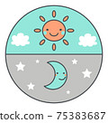 24-hour image illustration 75383687
