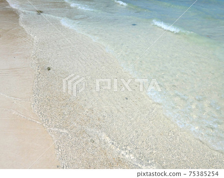 Beautiful tropical beach 75385254