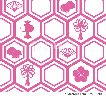 Doll's Festival_Border Pink Doll's Festival_Border Pink 75385909