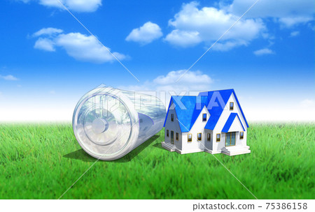 Eco-house to store electricity 75386158