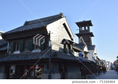 [Kawagoe City, Saitama Prefecture] Scenery where you can see the bell of time 75388964