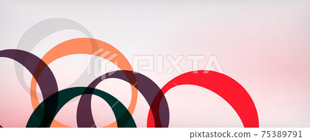 Ring geometric shapes, o letter repetition wallpaper. Abstract background for business or technology presentations, internet posters or web brochure covers Ring geometric shapes, o letter repetition wallpaper. Abstract background for business or technology presentations, internet posters or web brochure covers 75389791