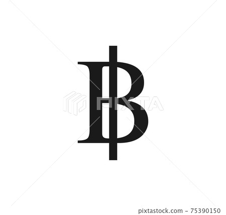 Thailand, baht icon. Vector illustration, flat design 75390150