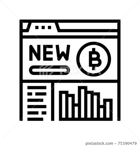 platform ico line icon vector illustration - Stock Illustration ...