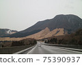 Drive on the highway in Kyushu 75390937