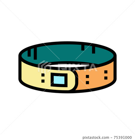 clip on head color icon vector illustration 75391000