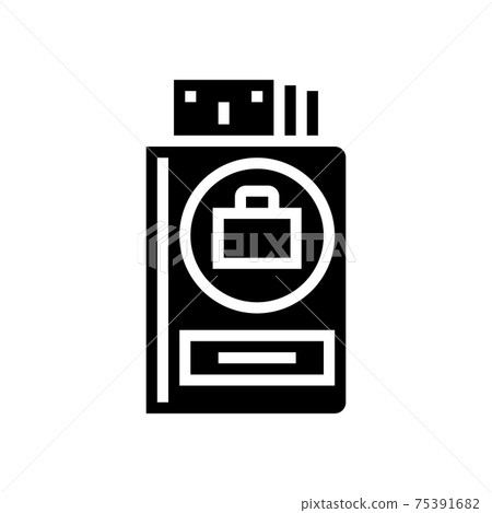 work pay allowance glyph icon vector illustration 75391682
