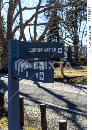 Sanrizuka Goryo Ranch Memorial Hall Information Sign Sanrizuka Goryo Ranch Memorial Hall Information Sign 75393034