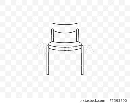 Chair, furniture icon. Vector illustration,...-插圖素材 [75393890] - PIXTA圖庫