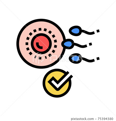 natural fertilization color icon vector illustration natural fertilization color icon vector illustration 75394380
