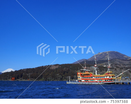2月,神奈川縣大風蘆之湖 2月,神奈川縣大風蘆之湖 75397388