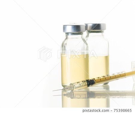 syringe and medicine bottle syringe and medicine bottle 75398665