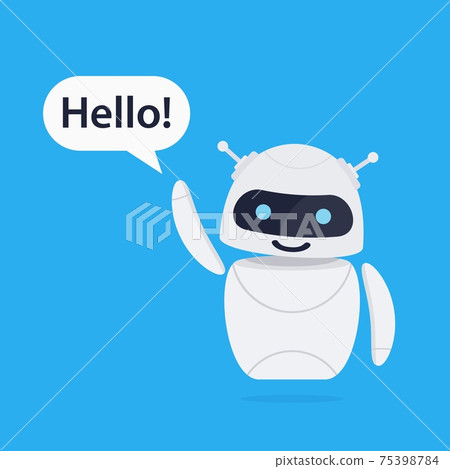 Chatbot robot concept. Chatbot robot concept. 75398784