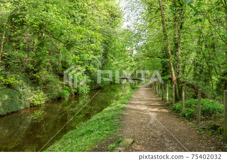 Along the Peak Forest Canal, near Marple, Cheshire, UK. Along the Peak Forest Canal, near Marple, Cheshire, UK. 75402032