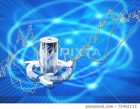 Recycled storage / batteries and stock market 75402113