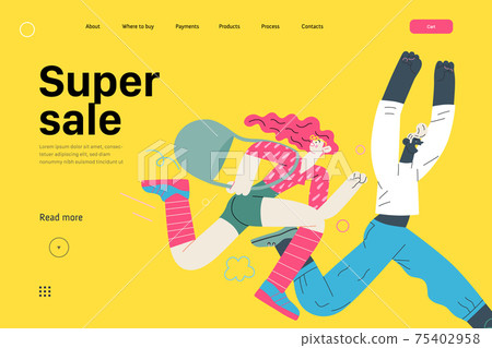 Discounts, sale, promotion, web template Discounts, sale, promotion, web template 75402958