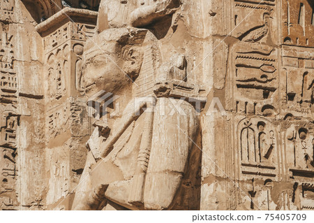 Ruins of the Egyptian Karnak Temple, the largest open-air museum in Luxor Ruins of the Egyptian Karnak Temple, the largest open-air museum in Luxor 75405709