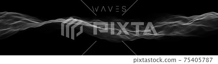 Music abstract background blue. Equalizer for music, showing sound waves with music waves, music background equalizer vector concept. Music abstract background blue. Equalizer for music, showing sound waves with music waves, music background equalizer vector concept. 75405787