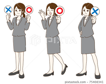 女性與一組圓形懲罰3圖案顏色 女性與一組圓形懲罰3圖案顏色 75408341