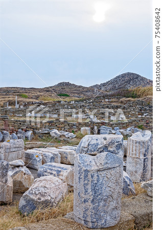 Archaeological Site of Delos - Mykonos - Greece Archaeological Site of Delos - Mykonos - Greece 75408642