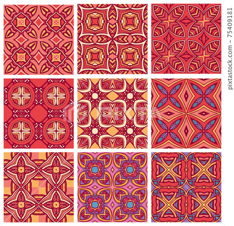 Kalasag Pattern Vector Vintage set elements for seamless vector patterns - Stock Illustration ...
