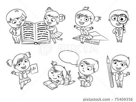 Back to school. Coloring book 75409356