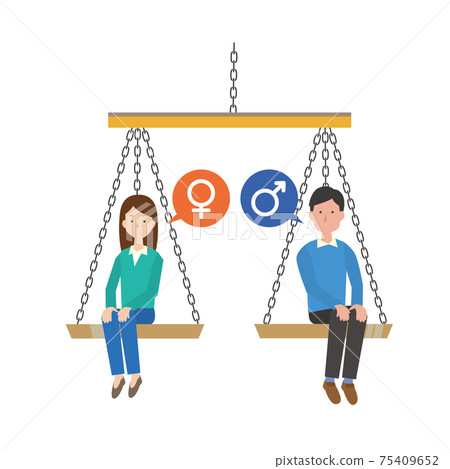 Image illustration of gender equality 75409652