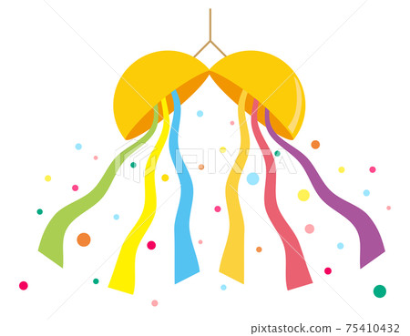 Vector illustration of Kusudama 75410432