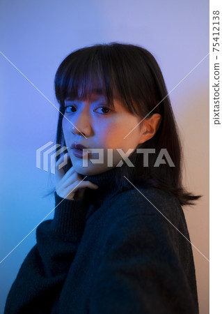 Color lights and women Color lights and women 75412138