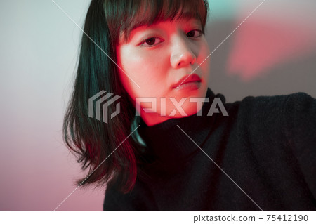 Color lights and women Color lights and women 75412190