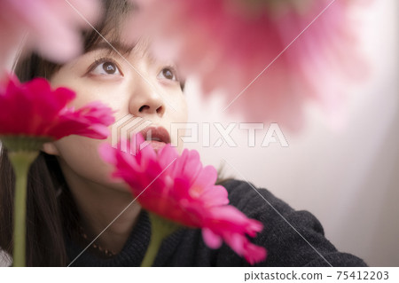 Flowers and women Flowers and women 75412203