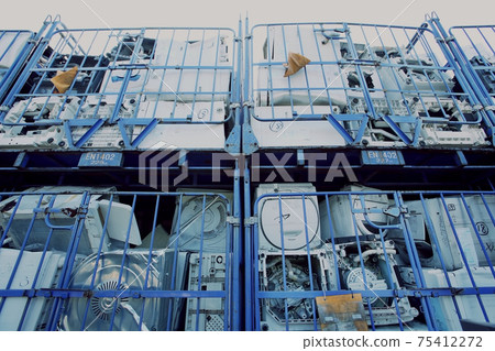 Waste from home appliance recycling facilities 75412272