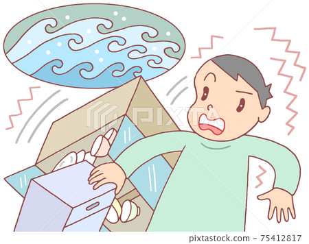 Earthquake / tsunami warning 75412817