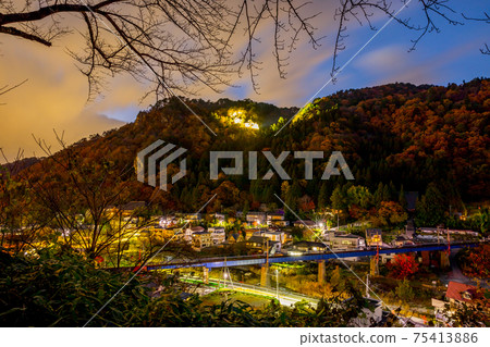 Night view of Yamadera 75413886