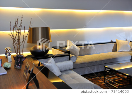 Interior decoration and sofa of the living room 75414003