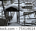 白雪皚皚的秘密溫泉之路 75414614