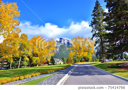 Canadian Rockies Mount Rundle Canadian Rockies Mount Rundle 75414798