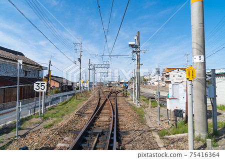 JR小川站附近的鐵路道口 JR小川站附近的鐵路道口 75416364