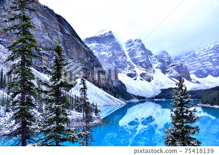 神秘的冰Mor湖，隨著時間的流逝而變色 75418139