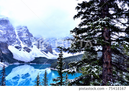 神秘的冰Mor湖，隨著時間的流逝而變色 75418167