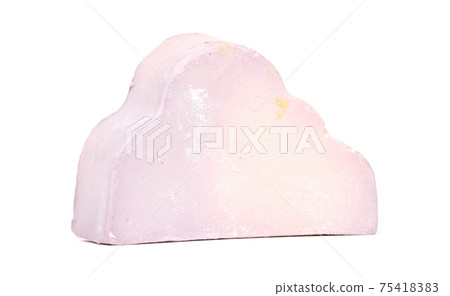 Special pink soap, isolated 75418383