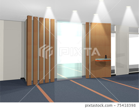 3d rendering of office entrance 3d rendering of office entrance 75418398